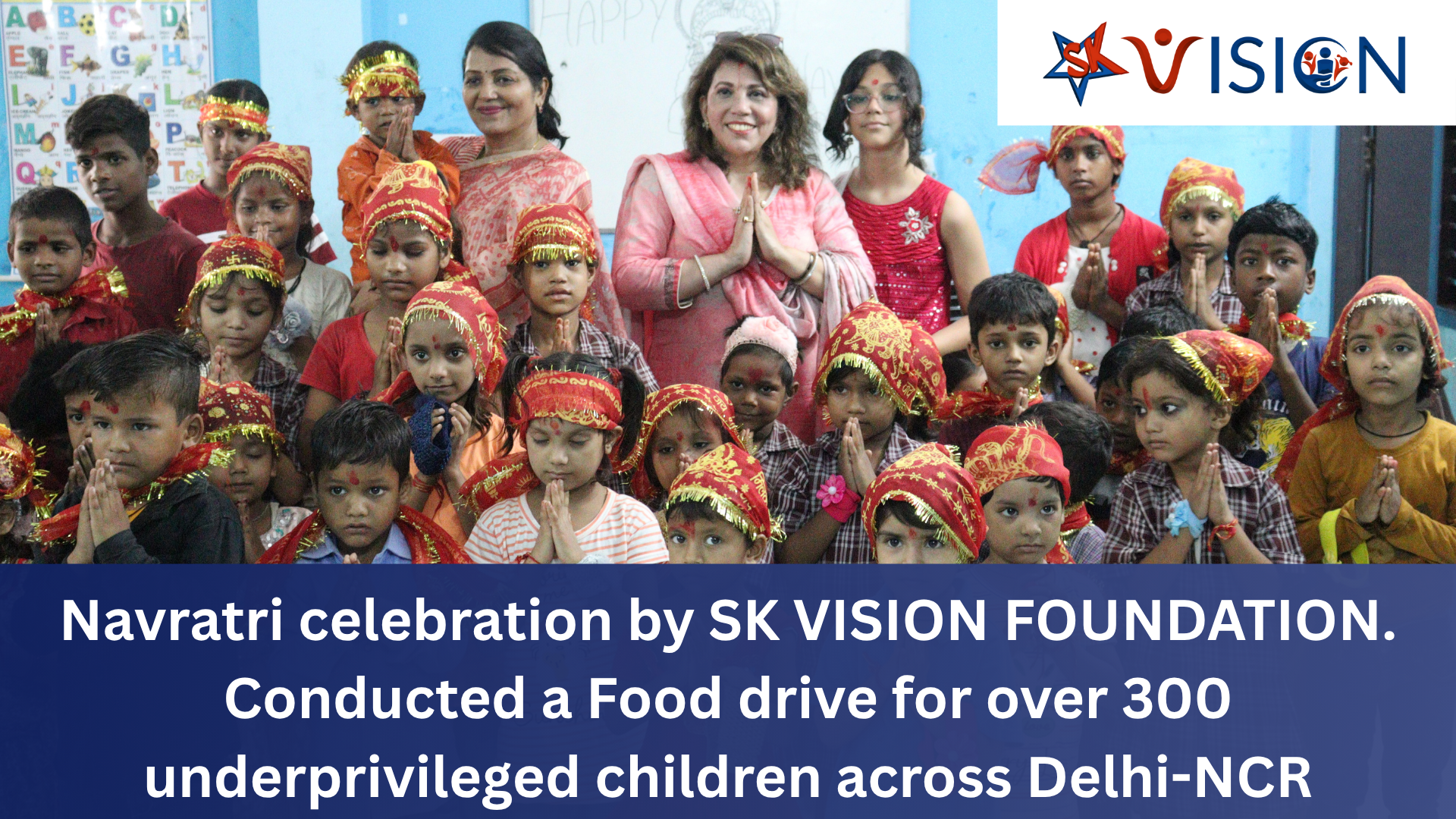 Navratri Celebration and Food Donation Drive